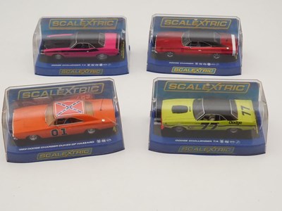 Lot 229 - SCALEXTRIC - 1:32 scale slot cars all Dodge...