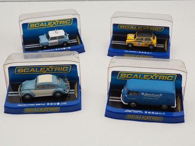 Lot 231 - SCALEXTRIC - 1:32 scale slot cars comprising a...
