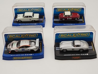 Lot 237 - SCALEXTRIC - 1:32 scale slot cars comprising 3...