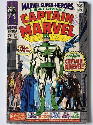 Lot 6 - MARVEL SUPER HEROES: CAPTAIN MARVEL # 12 (1967...