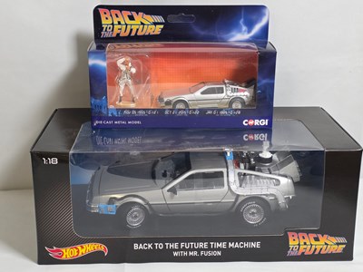 Lot 422 - A HOTWHEELS 1:18 scale diecast Back to the...