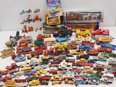 Lot 437 - A large crate of mostly vintage playworn...