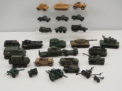 Lot 442 - A group of diecast military vehicles and...