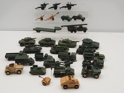 Lot 443 - A group of diecast military vehicles and...