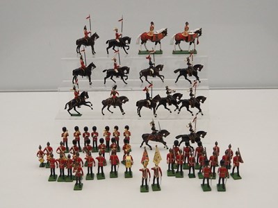 Lot 445 - A quantity of cast foot and mounted soldiers...