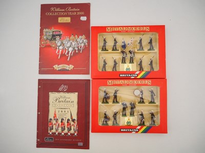 Lot 448 - A pair of BRITAINS Royal Marines cast soldier...