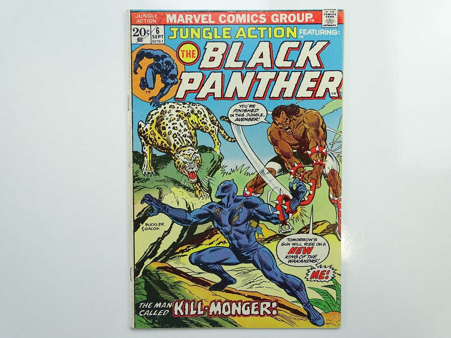 Lot 64 - JUNGLE ACTION: BLACK PANTHER # 6 (1973 -...