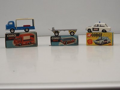 Lot 455 - A group of vintage CORGI diecast cars and vans...