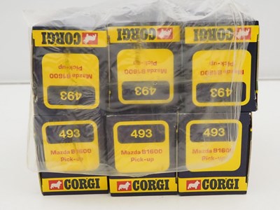 Lot 484 - A CORGI trade pack of 6x #493 Mazda B1600...