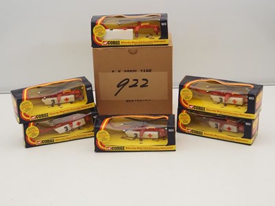 Lot 487 - A CORGI trade box containing 6x #922 Sikorsky...