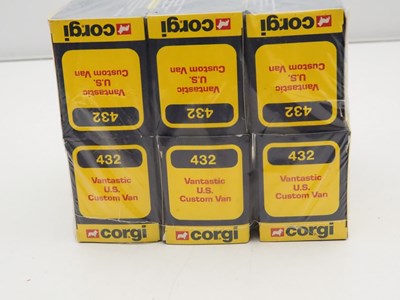 Lot 492 - A CORGI trade pack of 6x #432 Vantastic US...