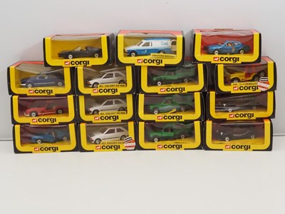 Lot 501 - A group of CORGI diecast cars and vans all in...