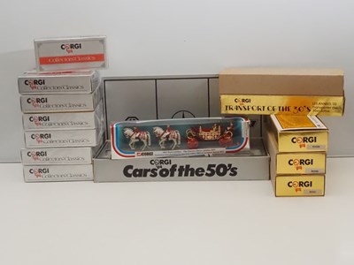 Lot 515 - A group of diecast vehicles, vehicle sets and...