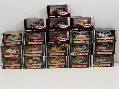 Lot 517 - CORGI - A large group of diecast Mini cars,...