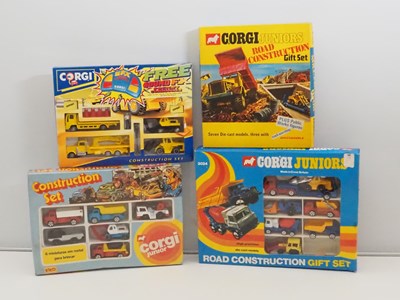 Lot 522 - CORGI JUNIORS - Construction Gift Sets,...