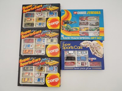 Lot 523 - CORGI JUNIORS - Sports Car / Racing Gift Sets,...