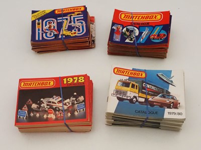 Lot 535 - A group of vintage MATCHBOX catalogues...