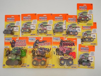 Lot 543 - MATCHBOX - A bgroup of carded diecast Monster...