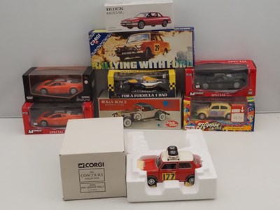 Lot 615 - A group of mixed mostly large scale diecast...