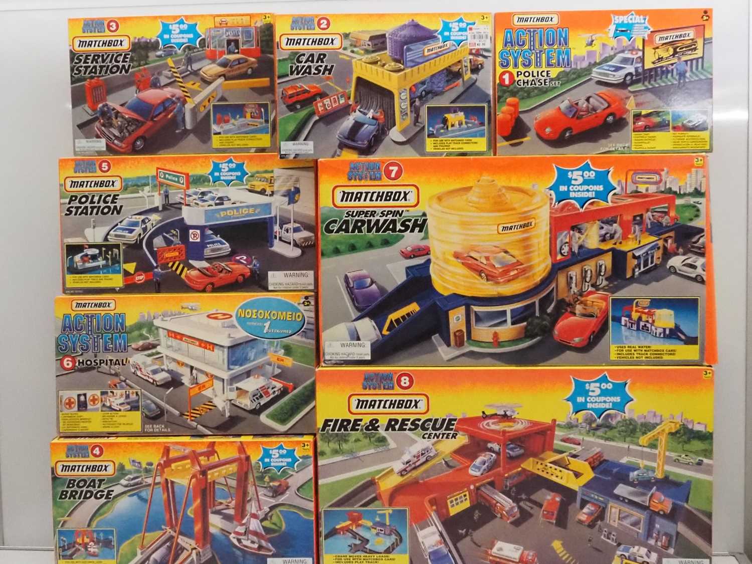 Lot 621 - MATCHBOX - Action System Playsets, a full