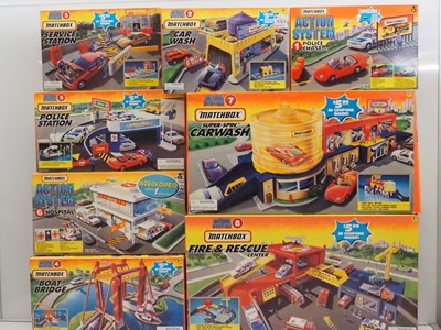 Lot 621 - MATCHBOX - Action System Playsets, a full run...