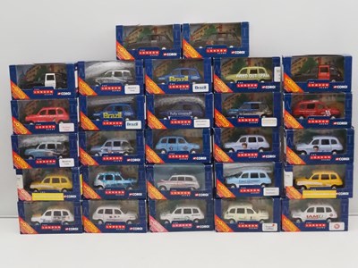Lot 627 - A group of CORGI diecast London Taxis all in...