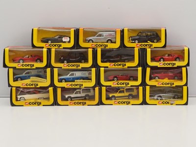 Lot 642 - A group of CORGI diecast cars and vans all in...