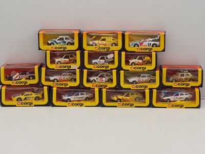 Lot 643 - A group of CORGI diecast rally and race cars...