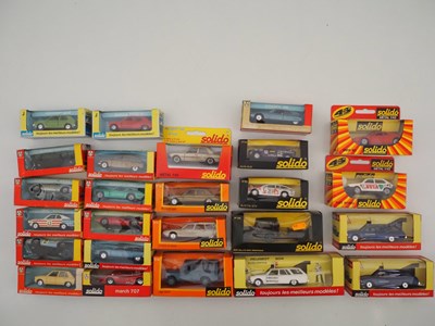 Lot 648 - A group of SOLIDO 1:43 scale cars in original...