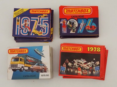 Lot 658 - A group of vintage MATCHBOX catalogues...