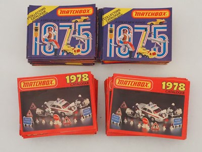 Lot 659 - A group of vintage MATCHBOX catalogues...