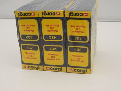 Lot 667 - A CORGI trade pack of 6x #432 Vantastic US...