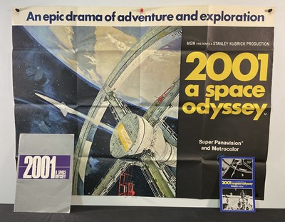 Lot 296 - 2001: A SPACE ODYSSEY (1968) UK quad film...