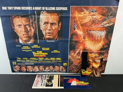 Lot 93 - THE TOWERING INFERNO (1974) UK Quad film...