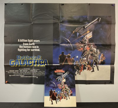 Lot 281 - BATTLESTAR GALACTICA (1978) UK quad film...