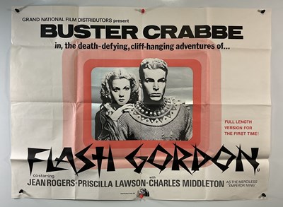 Lot 259 - FLASH GORDON (1936) UK quad film poster, 1970s...