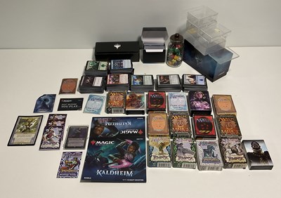 Lot 413 - MAGIC THE GATHERING - c.1200 MTG trading cards,...