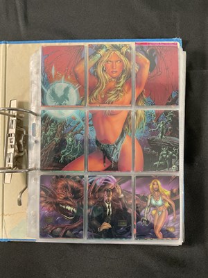Lot 404 - A mixed folder of trading cards including STAR...