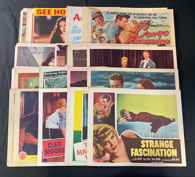 Lot 92 - LOBBY CARDS - c.250 vintage US lobby cards to...