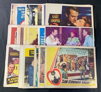 Lot 157 - LOBBY CARDS - c.250 vintage US lobby cards to...