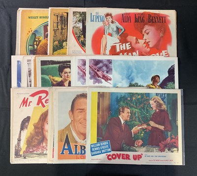 Lot 194 - LOBBY CARDS - c.100 vintage US lobby cards to...