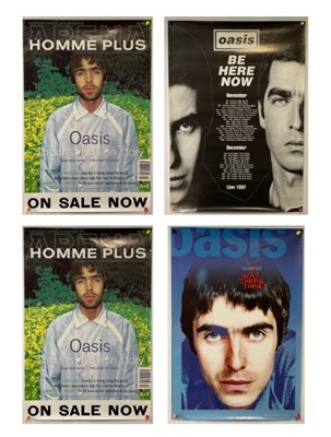 Lot 4 - A group of 4 original OASIS themed posters...