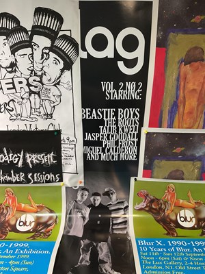 Lot 18 - A mixed selection of music posters comprising...