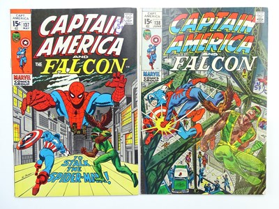 Lot 92 - CAPTAIN AMERICA (& FALCON) # 137 & 138 (Group...