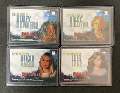 Lot 437 - DC Comics - A collection of trading cards for...