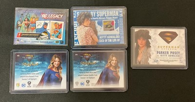 Lot 437 - DC Comics - A collection of trading cards for...