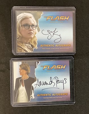 Lot 437 - DC Comics - A collection of trading cards for...