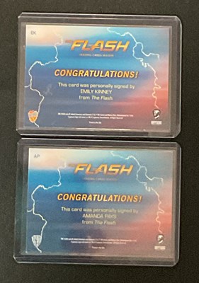 Lot 437 - DC Comics - A collection of trading cards for...