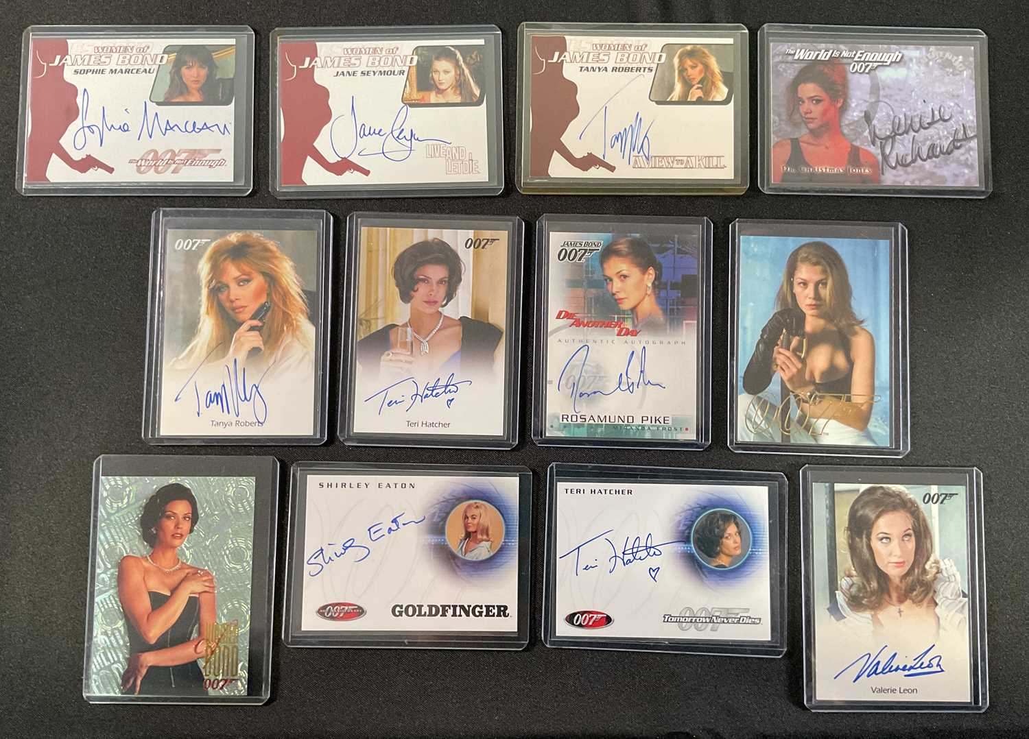 Lot 459 - JAMES BOND - A group of James Bond autograph...