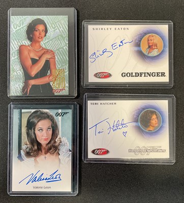 Lot 459 - JAMES BOND - A group of James Bond autograph...